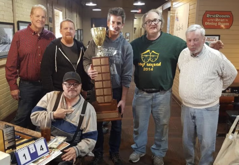 Members of the Hoosier Backgammon Club, winners of the 2024 Indiana Challege Cup